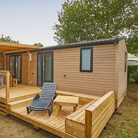 MOBILHOME 4 personnes - Ultimate | 2 Ch. | 4 Pers. | Terrasse surélevée | Clim. | TV