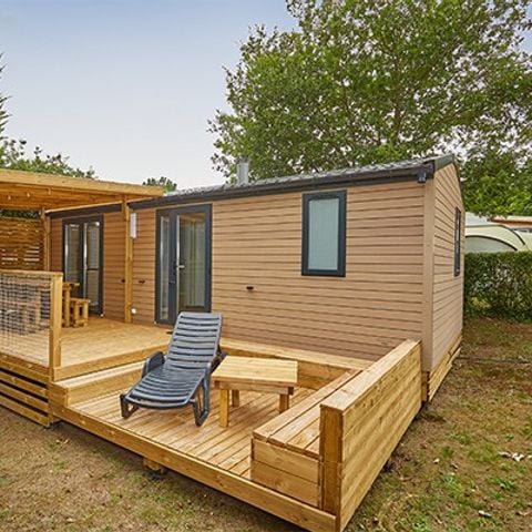 MOBILHOME 4 personnes - Ultimate | 2 Ch. | 4 Pers. | Terrasse surélevée | Clim. | TV