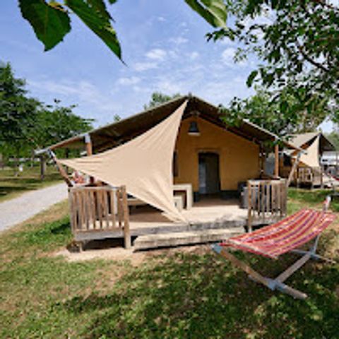 CANVAS AND WOOD TENT 5 people - Wood