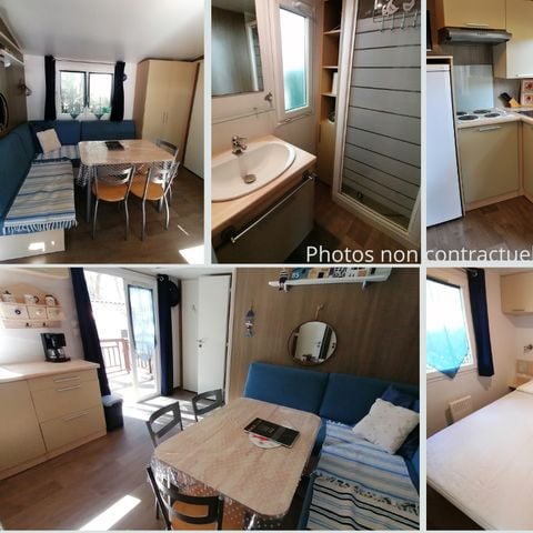 MOBILE HOME 4 people - Océane COMFORT -2 bedrooms 27m²- *Clim, terrace, TV*.