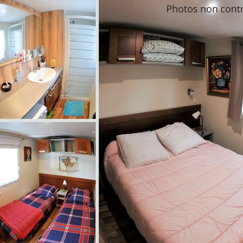 MOBILHOME 4 personas - Savanah COMFORT -2 habitaciones 30m²- *Clima, terraza, TV*.