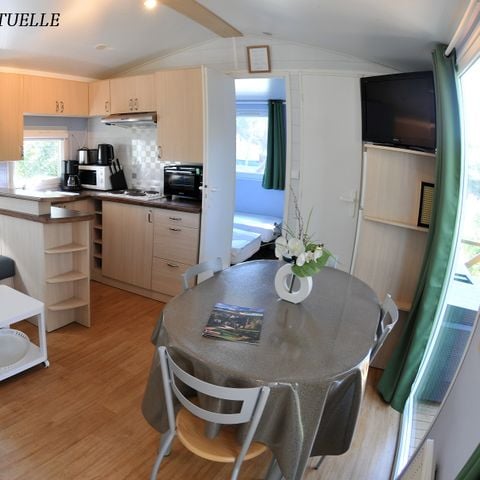 MOBILHOME 4 personnes - Florès CONFORT -2 chambres 30m²- *Clim, terrasse, TV*