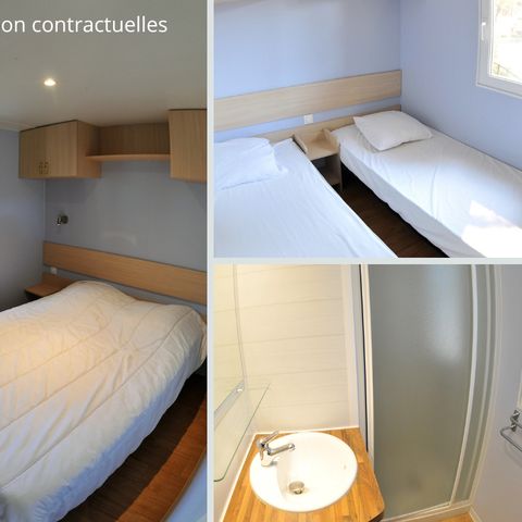 MOBILE HOME 4 people - Florès COMFORT -2 bedrooms 30m²- *Clim, terrace, TV* *Clim, terrace, TV* *Clim, terrace, TV* *Clim, terrace, TV