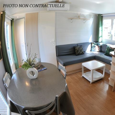 Mobilheim 4 Personen - Florès CONFORT -2 Schlafzimmer 30m²- *Klima, Terrasse, TV*.