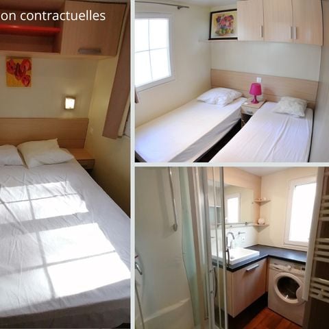 MOBILE HOME 6 people - Blueberry PREMIUM -2 bedrooms 32m²- *Clim, terrace, TV* *Clim, terrace, TV* *Clim, terrace, TV* *Clim, terrace, TV