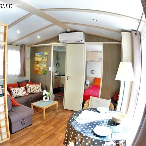 MOBILE HOME 6 people - Blueberry PREMIUM -2 bedrooms 32m²- *Clim, terrace, TV* *Clim, terrace, TV* *Clim, terrace, TV* *Clim, terrace, TV