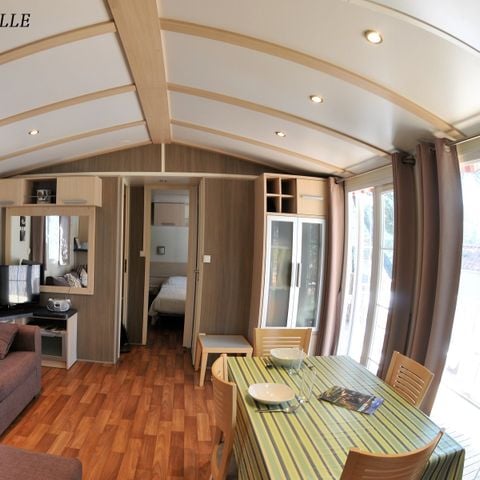 MOBILHOME 6 personas - Baltimore PREMIUM -2 habitaciones 40m²- *Clima, terraza, TV*, TV*.