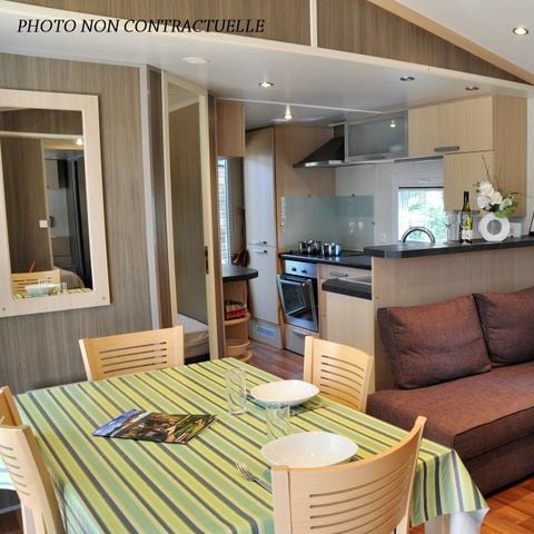 MOBILE HOME 6 people - Baltimore PREMIUM -2 bedrooms 40m²- *Clim, terrace, TV*, TV*.