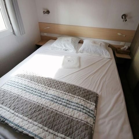 Mobilheim 6 Personen - Tribord CONFORT -3 Zimmer 32m²- *Klima, Terrasse, TV*.