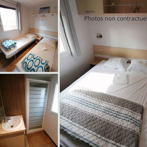 MOBILE HOME 6 people - Tribord CONFORT -3 bedrooms 32m²- *Clim, terrace, TV* *Clim, terrace, TV* *Clim, terrace, TV* *Clim, terrace, TV