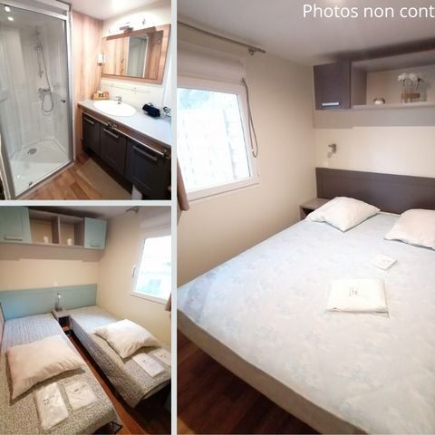 MOBILHOME 6 personnes - Manado PREMIUM -2 chambres 40m²- *Clim, terrasse, TV*