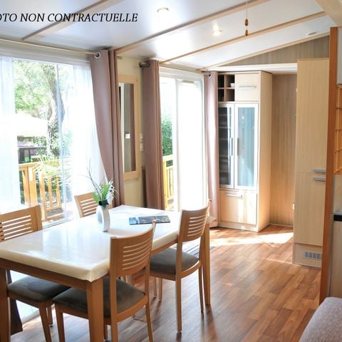 MOBILE HOME 6 people - Blueberry 3 PREMIUM -2 bedrooms 32m²- *Clim, terrace, TV* *Clim, terrace, TV* *Clim, terrace, TV* *Clim, terrace, TV