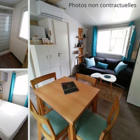 MOBILHOME 4 personnes - Grand Large CONFORT -2 chambres 30m²- *Clim, terrasse, TV*