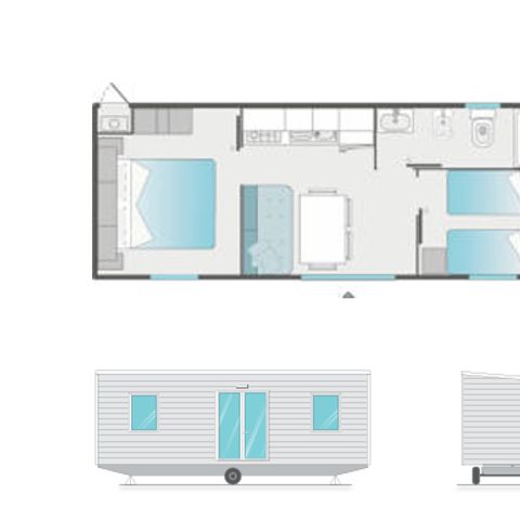 LODGE 4 persone - Loggia Comfort Maremma