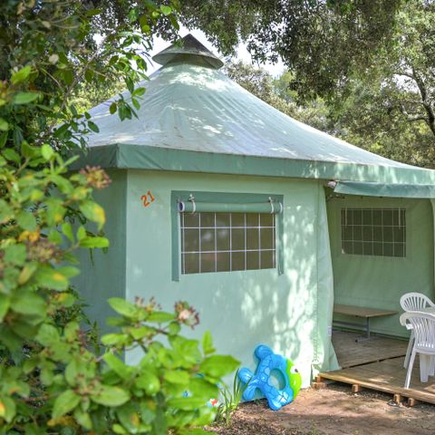 BUNGALOW TOILÉ 4 personnes - STANDARD sans sanitaires