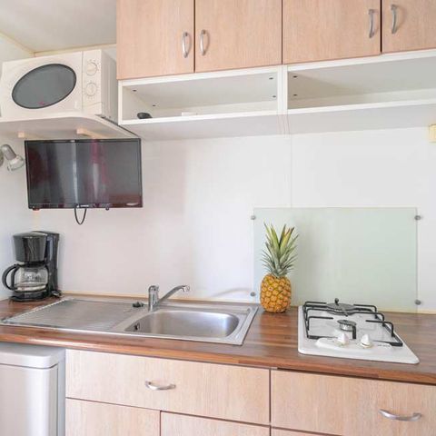 MOBILE HOME 2 people - Standard mobile home - 15 m² (1 bedroom - air conditioning - TV)