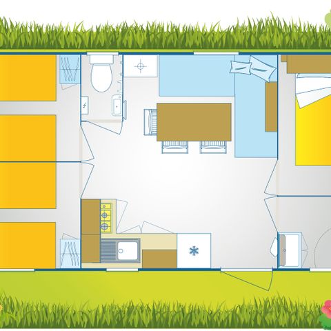 MOBILHOME 6 personas - Suite Happy Premium