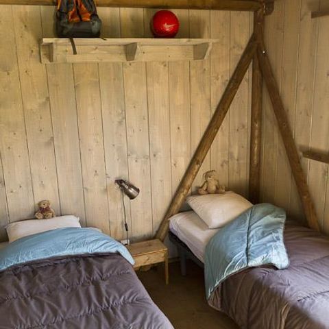 TENTE TOILE ET BOIS 6 personnes - Lodge