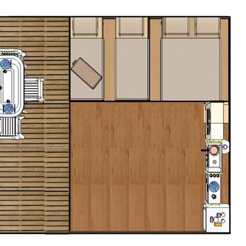 Tent 5 personen - Canada ZONDER SANITAIR