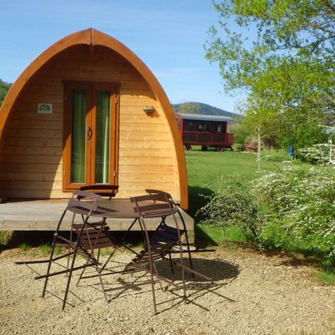 UNIEKE ACCOMMODATIE 2 personen - CABANE LE POD zonder sanitair