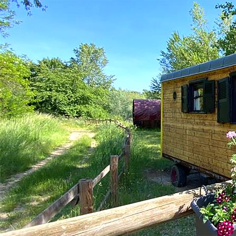 UNIEKE ACCOMMODATIE 3 personen - Gîte Bohème caravan