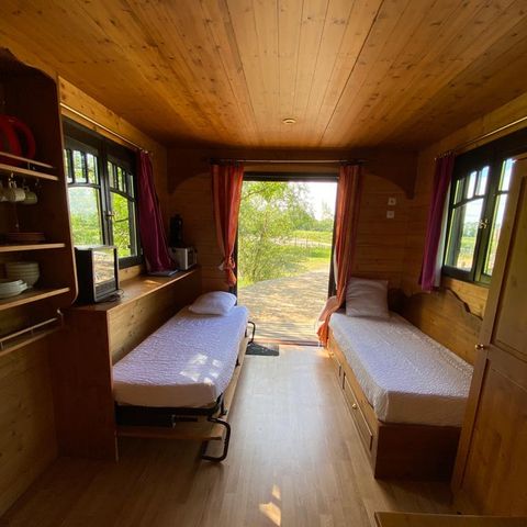 UNIEKE ACCOMMODATIE 3 personen - Gîte Bohème caravan