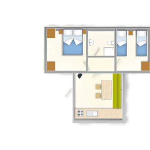 MOBILHOME 5 personas - BAIA LUX