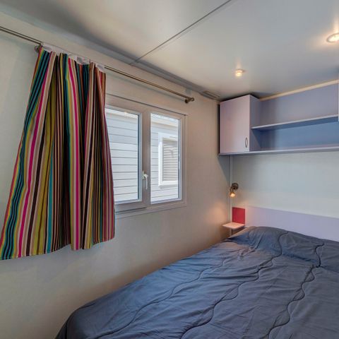 Stacaravan 6 personen - Mobile-home | Comfort | 2 slaapkamers | 4/6 pers. | Overdekt verhoogd terras | Airconditioning.