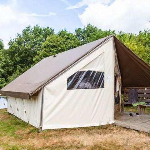 BUNGALOW DE LONA 4 personas - LODGE, sin instalaciones sanitarias