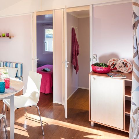 MOBILHOME 6 personnes - Classic | 2 Ch. | 4/6 Pers. | Terrasse surélevée | Clim.