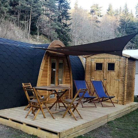 AUßERGEWÖHNLICHE UNTERKUNFT 4 Personen - POD 12, 60 m² + Terrasse 2/4 Personen