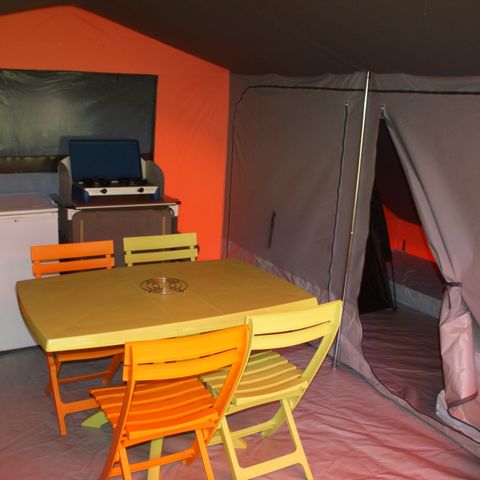 Tent 4 personen - Bora-Bora Luxe Tent 25m² (zonder sanitair)