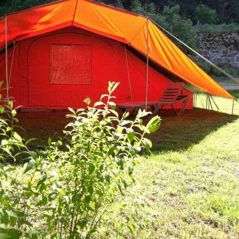 TENDA DA CAMPEGGIO 4 persone - Tenda di lusso Bora-Bora 25m² (senza servizi igienici)