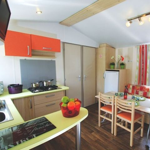 Stacaravan 6 personen - Stacaravan Evasion 6 personen 2 kamers 28m² - Stacaravan voor 6 personen