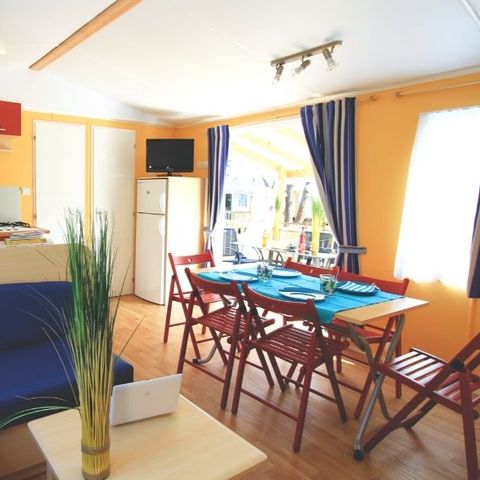 Stacaravan 6 personen - Comfort 8 personen 3 kamers 35m²