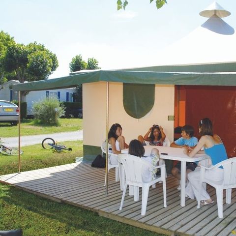 Bungalow 5 personen - Kiwi 2 kamers 25m² - zonder badkamer