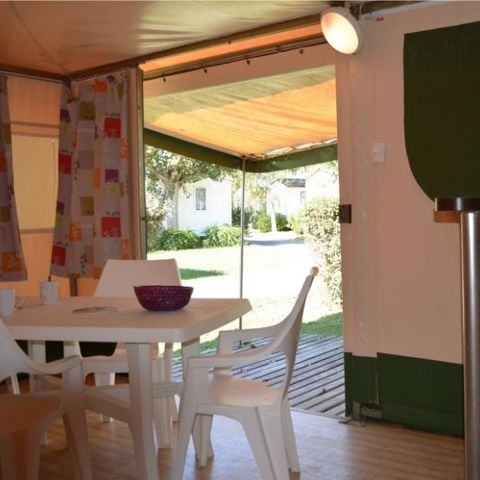 BUNGALOW 5 Personen - Zeltbungalow Kiwi 5 Personen 2Zimmer 25m² - ohne Sanitäranlagen