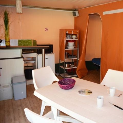 Bungalow 5 personen - Kiwi 2 kamers 25m² - zonder badkamer