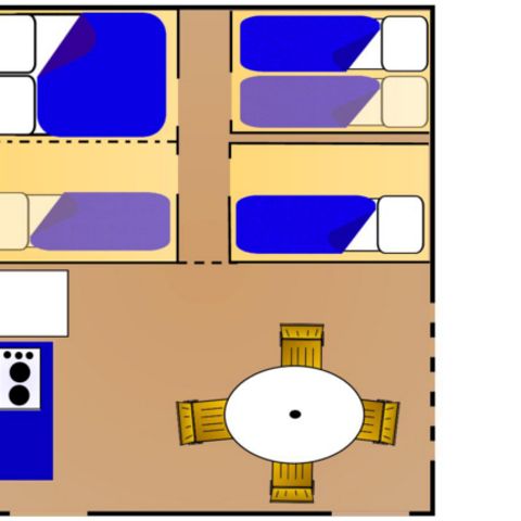 TENTE 6 personnes - Espace, sans sanitaires