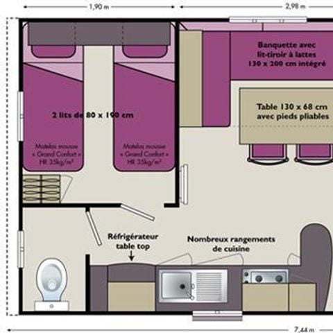 MOBILHOME 4 personnes - Loisirs