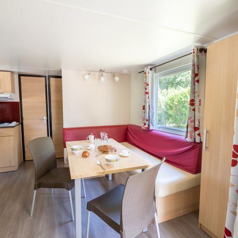 MOBILHEIM 4 Personen - Komfortable Loggia 30m² - Klimaanlage - TV