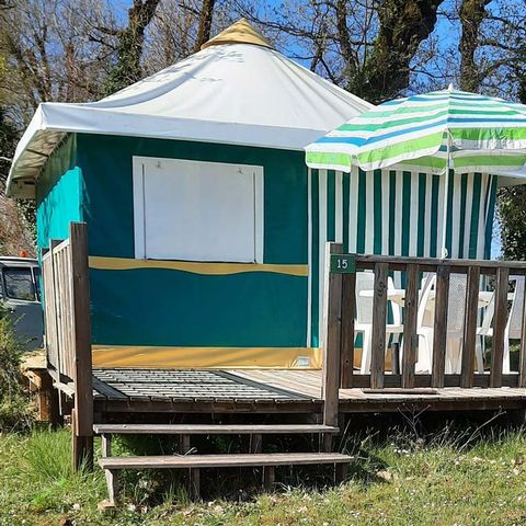 BUNGALOW DE LONA 4 personas - Sin instalaciones sanitarias