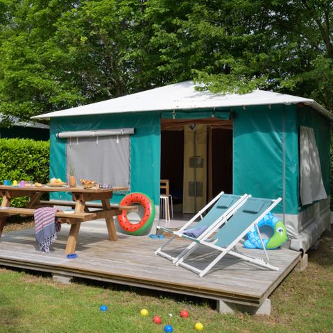 TENDA DA CAMPEGGIO 4 persone - Standard caraibico (senza servizi igienici)