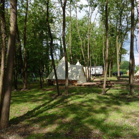 TENTE 4 personnes - Tipi - moins de 7 nuits (sanitaires communs du camping)