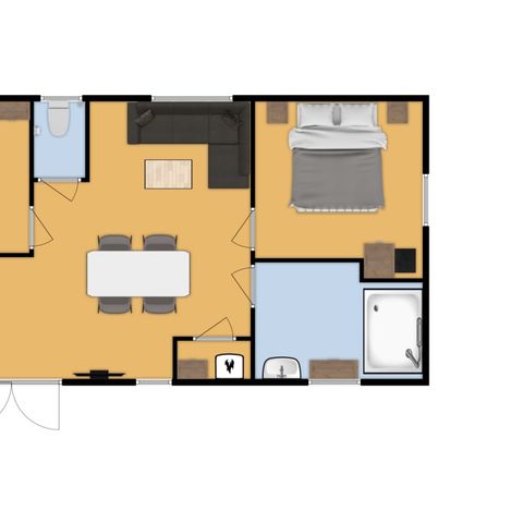 MOBILHOME 4 personas - Delfín