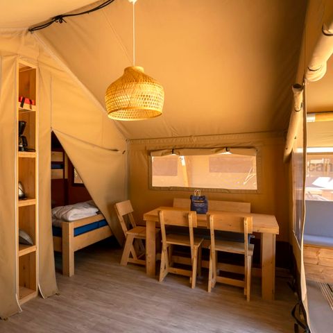 UNIEKE ACCOMMODATIE 5 personen - Rouget safaritent