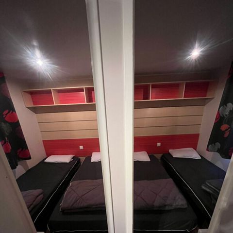 Stacaravan 6 personen - CLASSIC- 3 slaapkamers 6 personen Clim