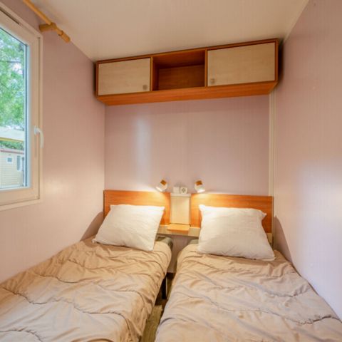 Stacaravan 4 personen - KLASSIEK - 2 slaapkamers - Airconditioning