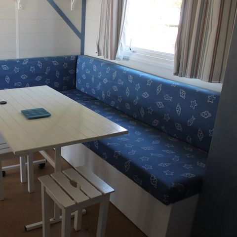 MOBILHOME 4 personnes - MH2 20 m² pas de terrasse (lits: 1 gd + 2 pts côte à côte)