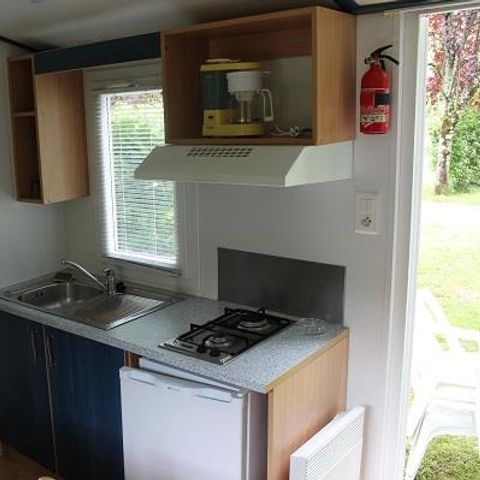 MOBILHEIM 4 Personen - MH2 20 m² keine Terrasse - (Betten: 1gd + 2 pts Etagenbett)